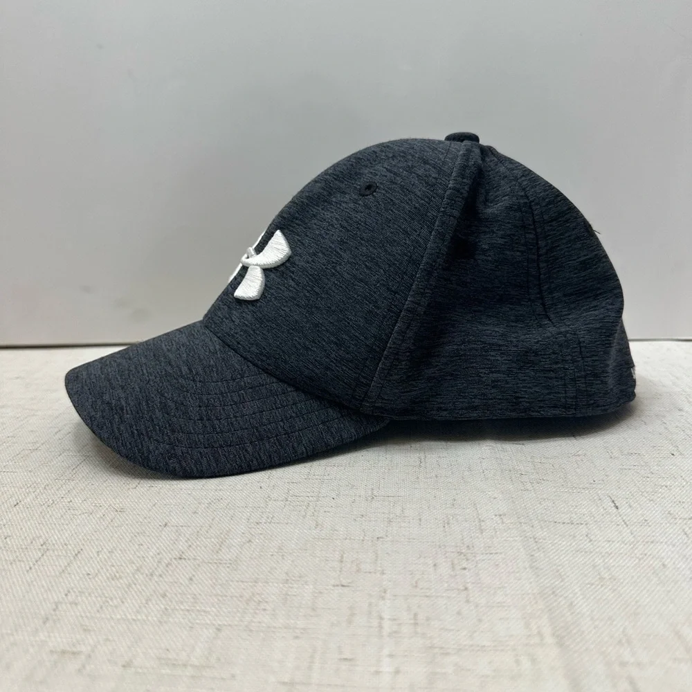 💜Under Armour Kids Dark Heather Gray Cap with White Logo